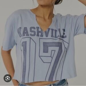 Hollister Blue Nashville Graphic Tee Large
